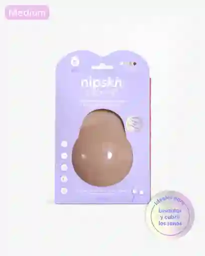 Cubrepezones De Silicona Reutilizable Realce Cappuccino M Np032 Nipskin