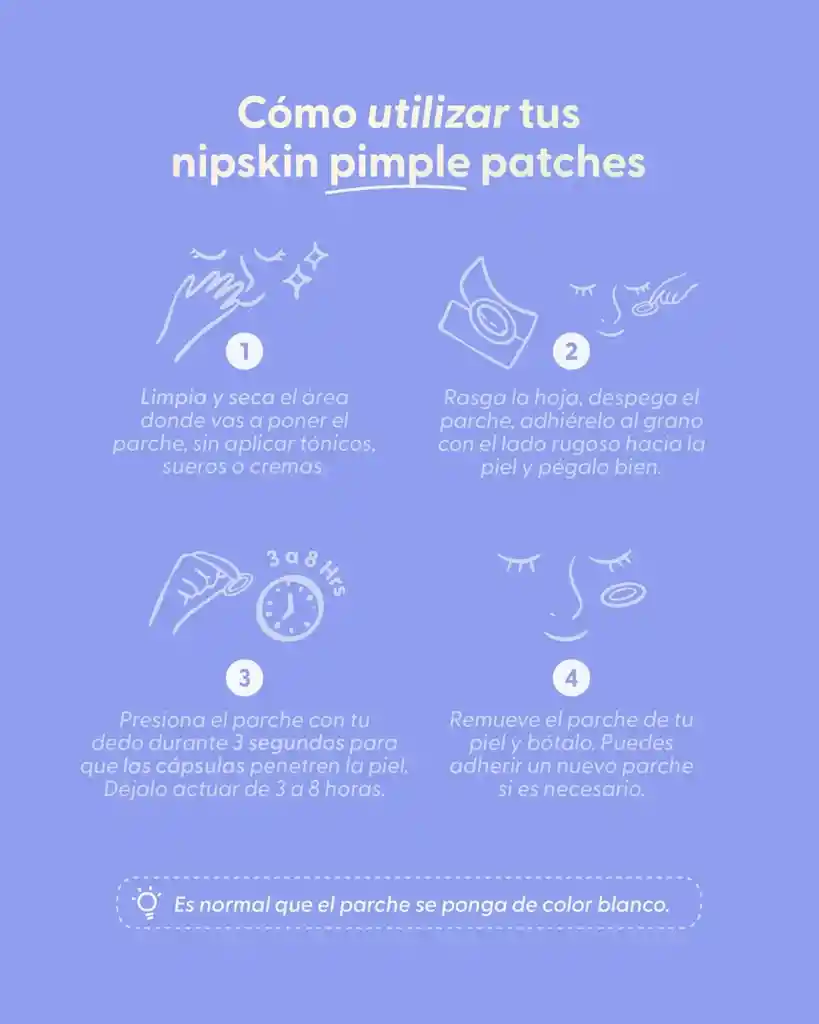 Parches Hidrocoloides Invisibles Para Granitos Nipskin Sk000