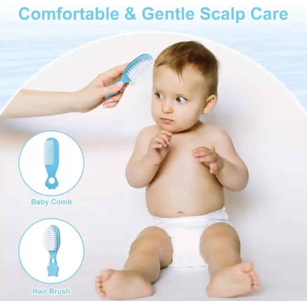 Kit Aseo Higiene Para Bebe 12 Piezas Con Neceser