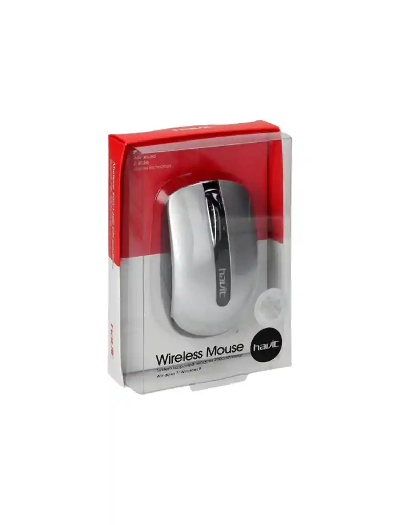 Mouse Óptico Inalámbrico Havit Con Sensor Ajustable 800-1600 Dpi.
