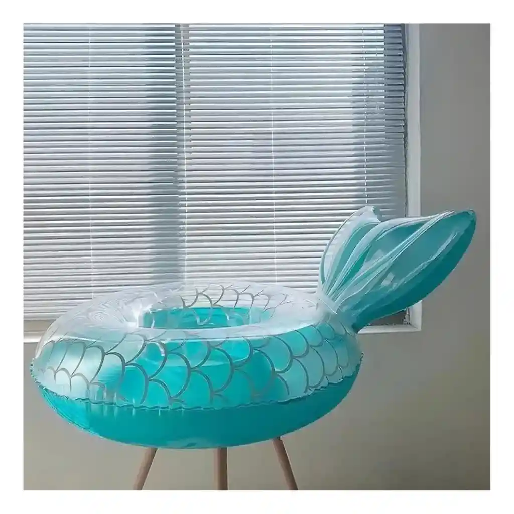 Inflable Salvavidas Cola De Sirena Flotador Piscina Niños