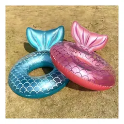 Inflable Salvavidas Cola De Sirena Flotador Piscina Niños