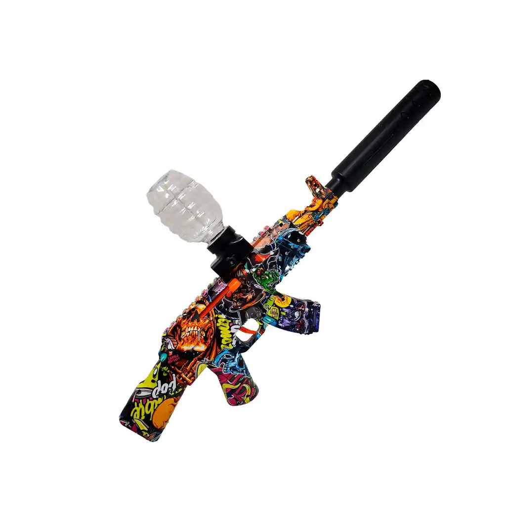 Pistola De Hidrogel Ak-47 2 En 1 Automatica + Accesorios
