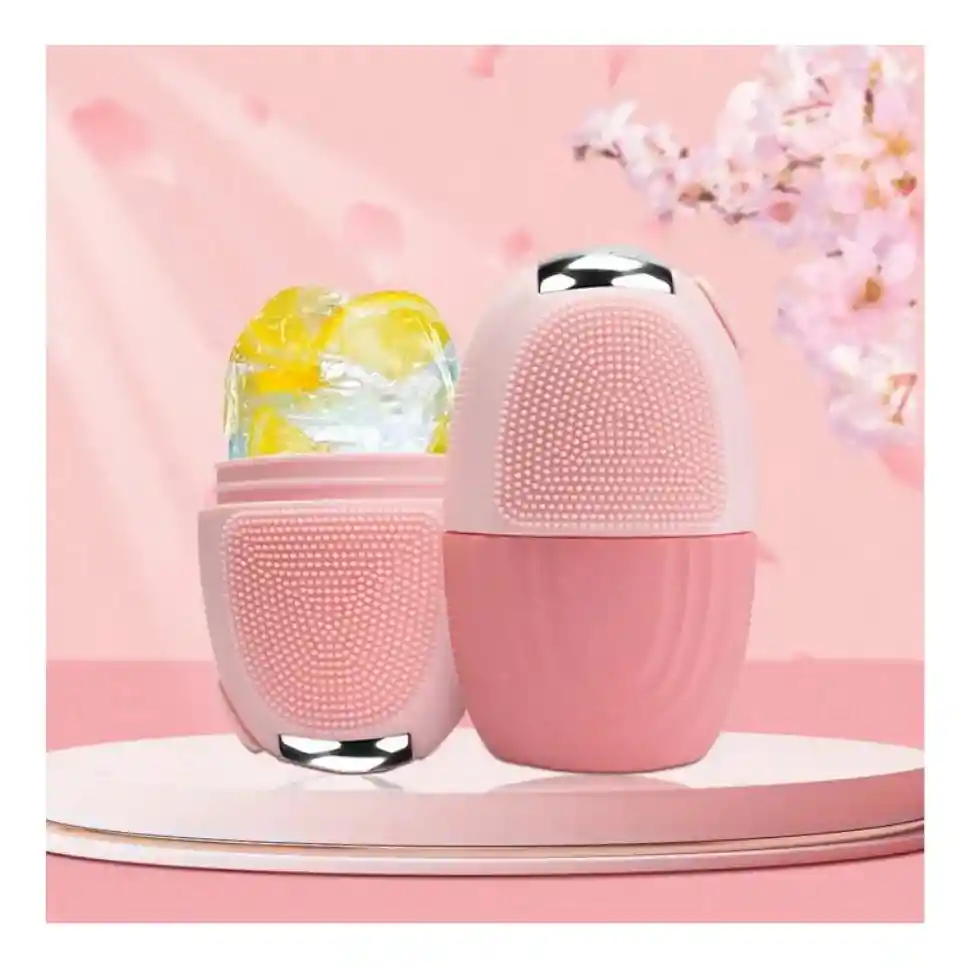 Silicona Ice Roller Exfoliante Punta Metálica