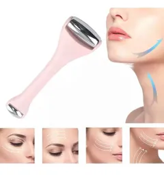 Masajeador Facial Rodillo Metálico Ice Roller Doble Cabezal