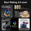 Intercomunicador Bluetooth Manos Libres Y21 Rgb Casco Moto