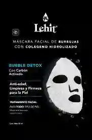 Máscara Facial Burbujas Con Colágeno Y Carbón Activado