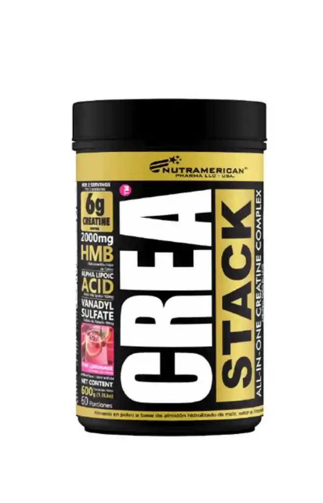 Crea Stack Creatina Monohidratada Frutos Rojos
