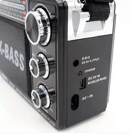 Radio Clásico X-bass, Sonido Alto Y Claro, 3 Sistemas Af/fm/sw, Radio Mundial 3band, Reproductor De Música Mp3, Radio Recargable, Linterna Incorporada, Soporta Usb Tf, Original, Muchos Modelos Para Elegir.