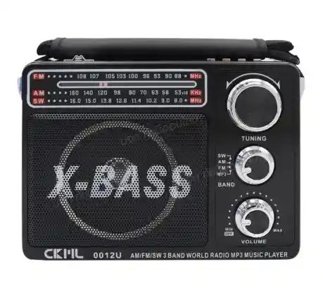 Radio Clásico X-bass, Sonido Alto Y Claro, 3 Sistemas Af/fm/sw, Radio Mundial 3band, Reproductor De Música Mp3, Radio Recargable, Linterna Incorporada, Soporta Usb Tf, Original, Muchos Modelos Para Elegir.