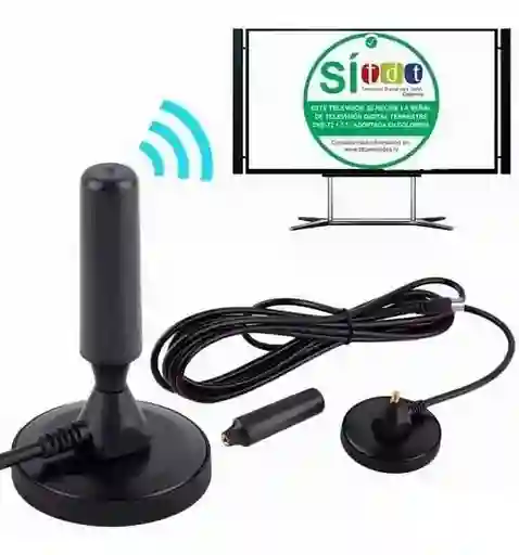 Antena Tdt 3 Metros Para Televisores Y Decodificadores
