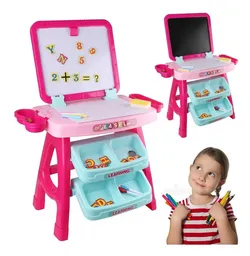 Juguete Tablero Mesa 3 En 1 Para Niña