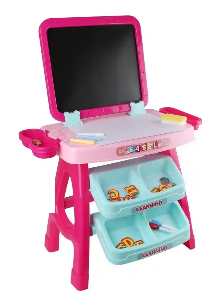 Juguete Tablero Mesa 3 En 1 Para Niña