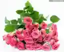 Flores Mini Rosa X 10 Varas
