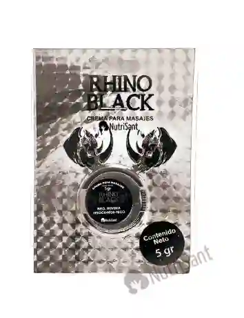 Rhino Black Plateado Crema Extra Retardante - Clímax Prolongado (5gr)