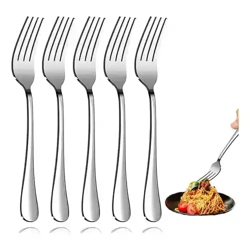 Juego De 6 Tenedores De Acero Inoxidable