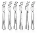 Juego De 6 Tenedores De Acero Inoxidable
