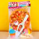 Juguete Set Pizza Y Postres Comida Didáctica Juego De Simulación