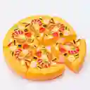 Juguete Set Pizza Y Postres Comida Didáctica Juego De Simulación