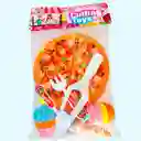 Juguete Set Pizza Y Postres Comida Didáctica Juego De Simulación