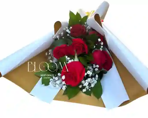 Flores Rosjas Rojas X6