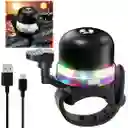 Luz Led + Timbre Para Bicicleta