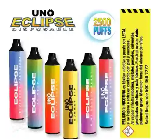 Vape Vapeador Uno Eclipse 2.500 Puff