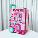Kit De Medico Para Niños Y Niñas, Juego De Simulacion De Doctor Maleta Con Rueditas