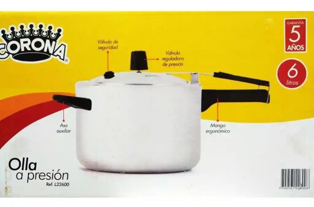 Olla A Presión Corona De 6 Litros L22600
