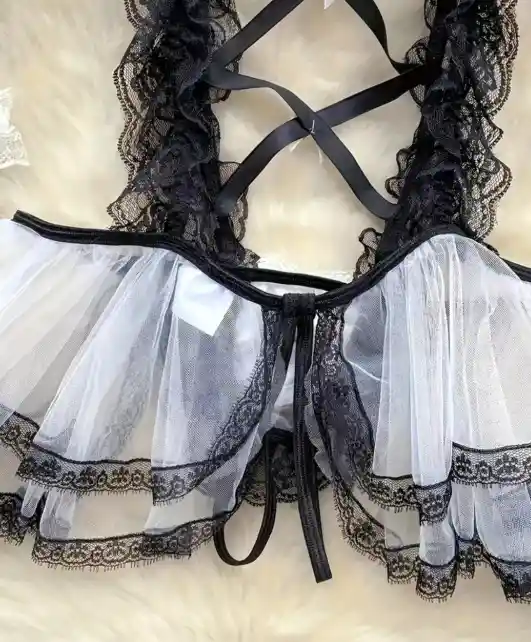 Disfraz Sexy De Criada Talla Unica