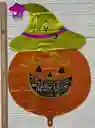 Globo Metalizado Calabaza 80cm Decoracion De Halloween