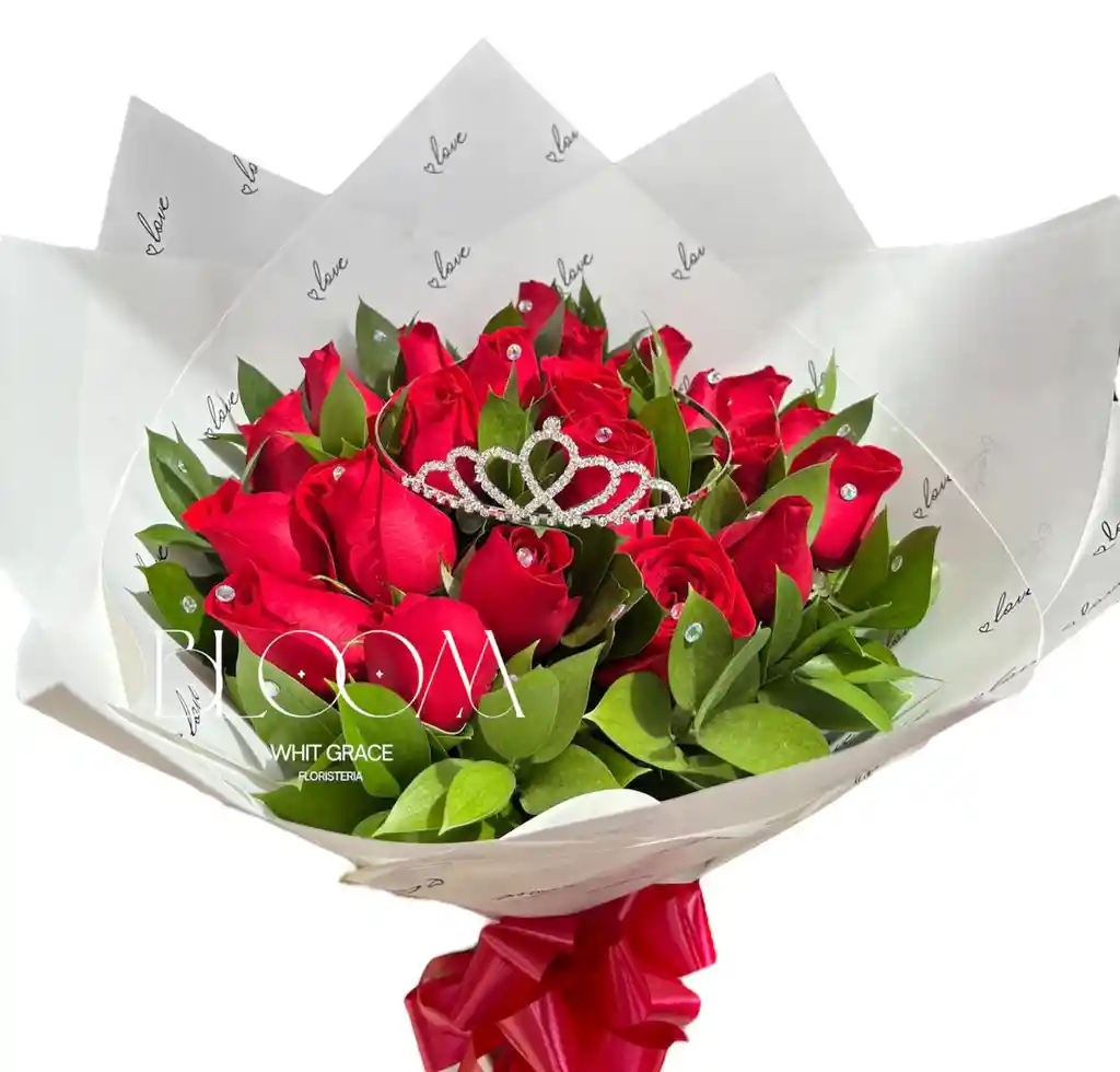 Flores Rosas Rojas X24 My Queen