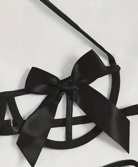 Set Moños Negro Talla S