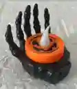 Vela O Veladora Mano Halloween Negra