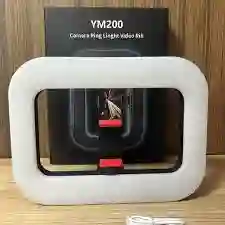 Aro Luz Ym200 Led Cálida, Aro De Luz Cuadrado