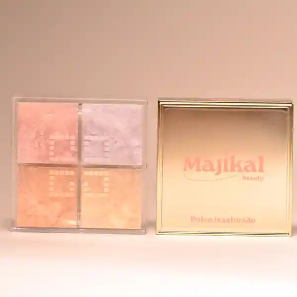 Polvo Translúcido 4 Tonos Majikal ✨ Control De Brillo Y Acabado Suave