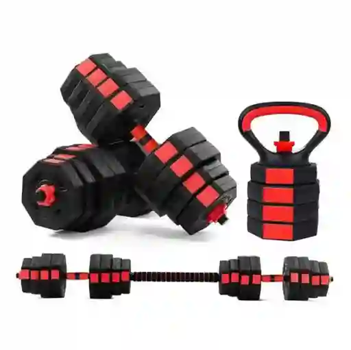 Pesa Rusa Ajustable 20kg Set Mancuernas
