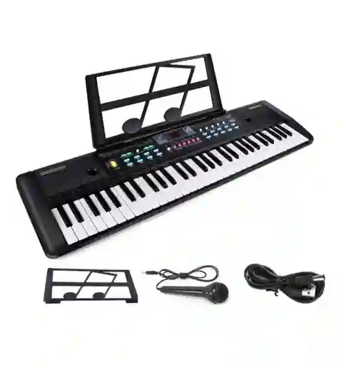 Piano Organeta Grande Semiprofesional 76cm Regalo (juguete Ninos)