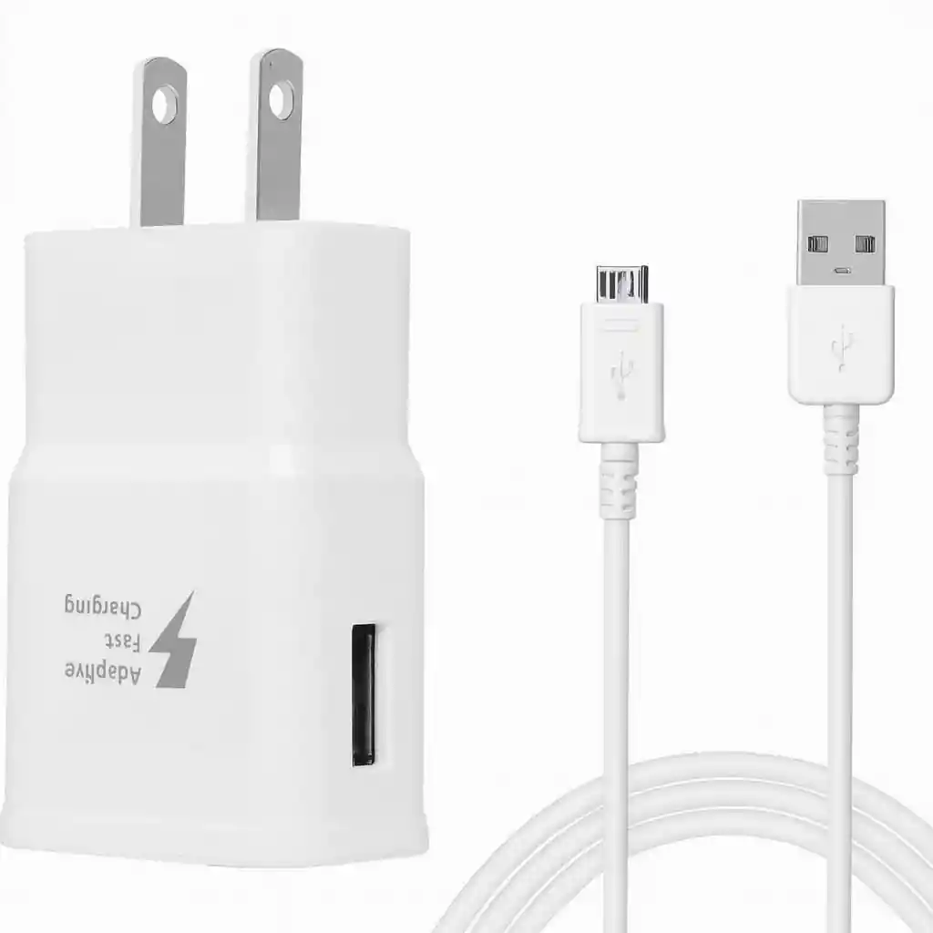 Cargador Samsung Carga Rápida + Cable Micro/ Usb
