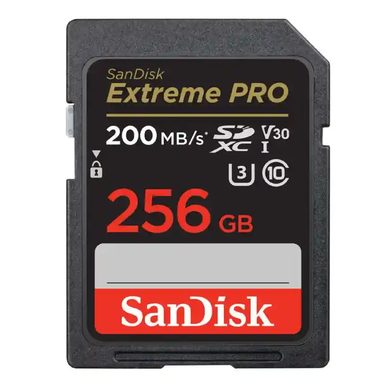 Memoria Sandisk Extreme Pro Sdxc 256gb 200mbs Uhs-