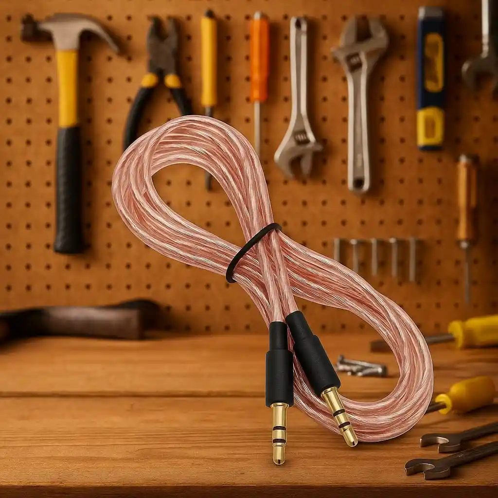 Cable De Audio Auxiliar 3.5mm Osblack – Reforzado 3 Metros