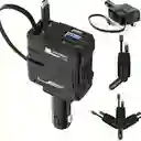 Cargador Carro 4 En 1 Dual Retractil 66w