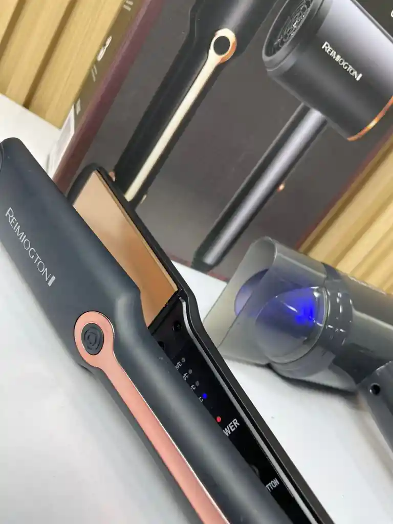 Set Plancha Y Secador Terapia Reimiogton Keratina