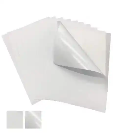 Papel Adhesivo Mate Carta Hoja