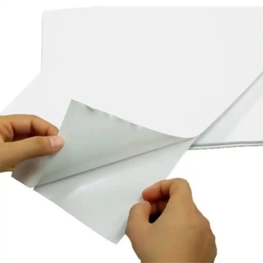 Papel Adhesivo Mate Carta Hoja