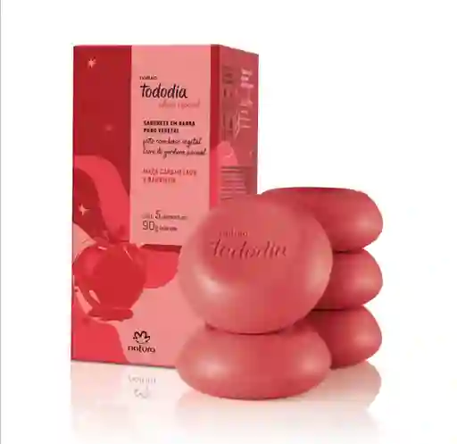 Jabón En Barra Puro Vegetal Tododia Manzana Caramelizada Y Vainilla