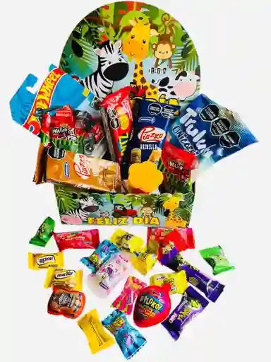 Regalo Especial Para Niños Con Moto De Colección Dulces, Galletas, Gomitas - Feliz Dia De Halloween - Dia De Los Niños - 31 De Octubre