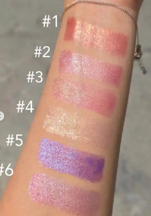 Labial Brillante Con Escarcha – Maquillaje Halloween / Fantasía / Diario (variedad De Colores)