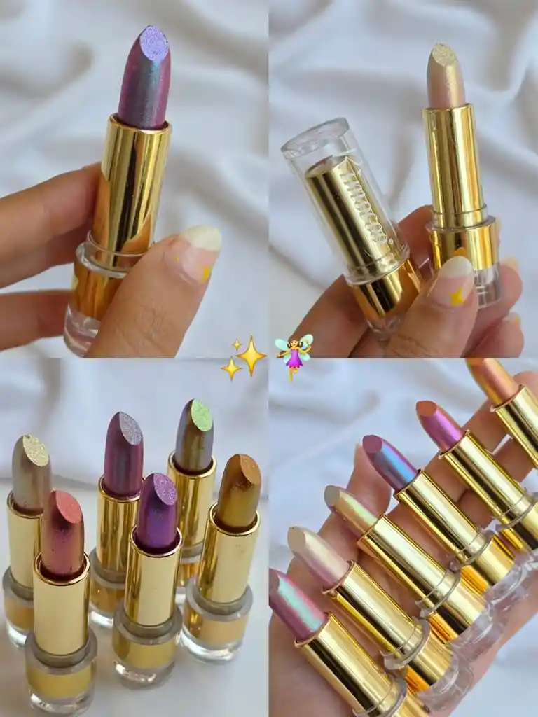 Labial Brillante Con Escarcha – Maquillaje Halloween / Fantasía / Diario (variedad De Colores)