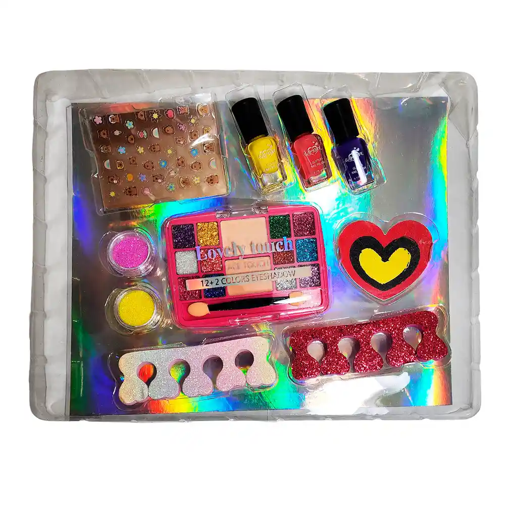 Kit De Manicure Maquillaje Capibara Juguete Niña Interactivo